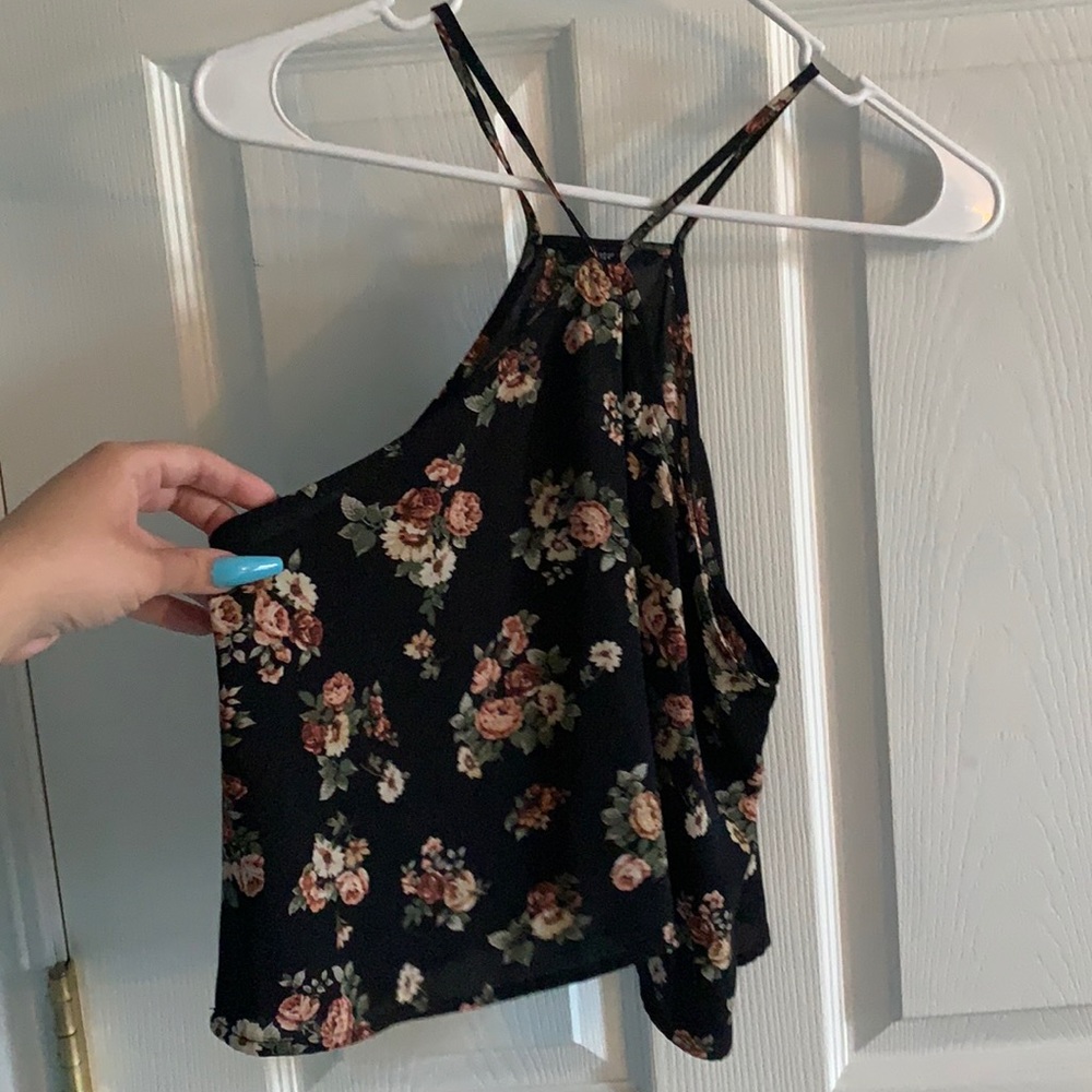 Floral flowy cami top